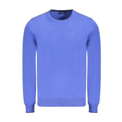 North Sails Blue Cotton Men Sweater