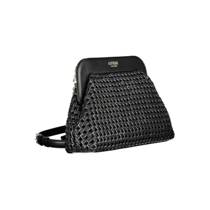 Guess Jeans Schwarze Polyethylen-Damenhandtasche