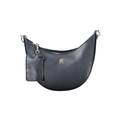 Tommy Hilfiger Damenhandtasche aus Polyethylen, Blau