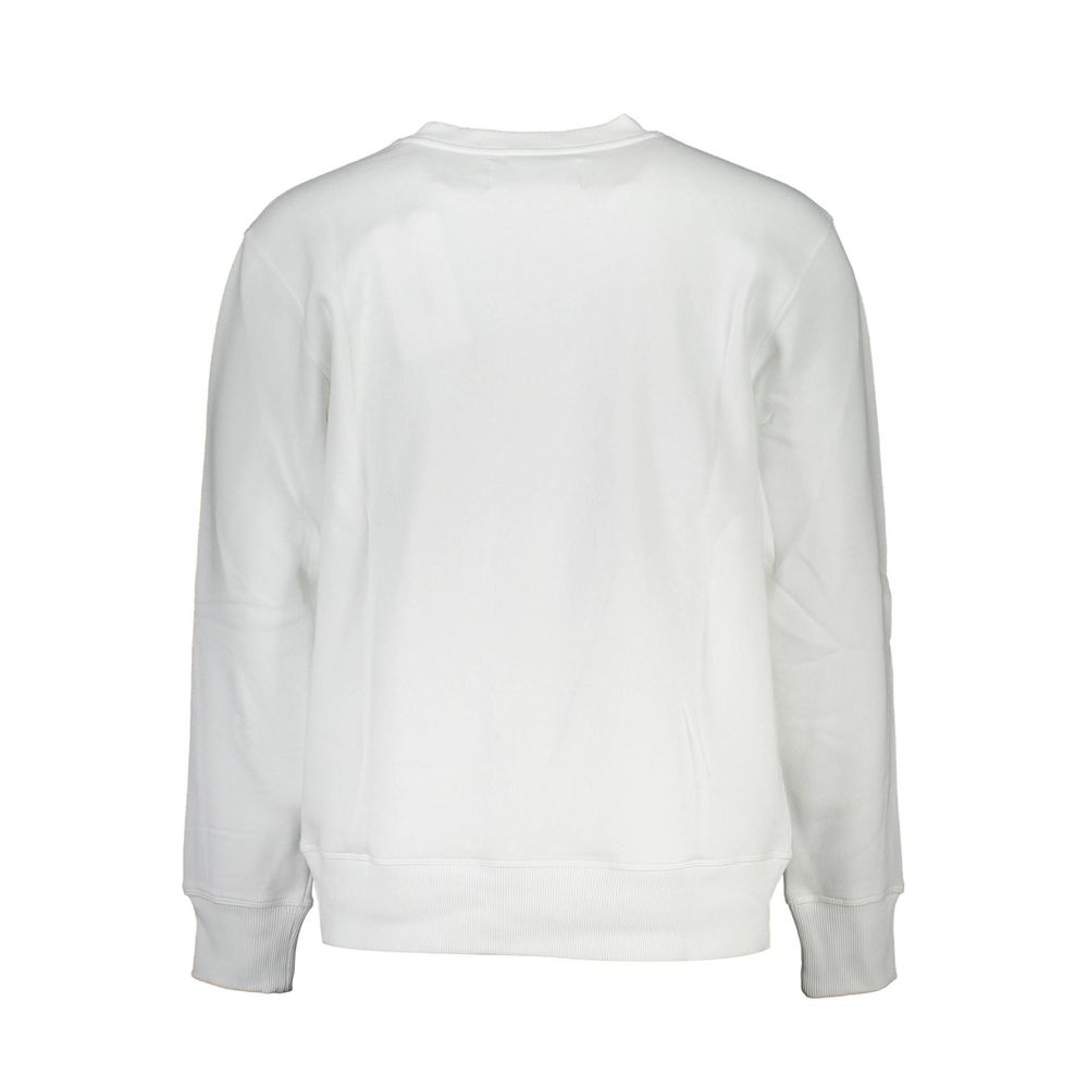Calvin Klein Weißer Baumwollpullover für Herren