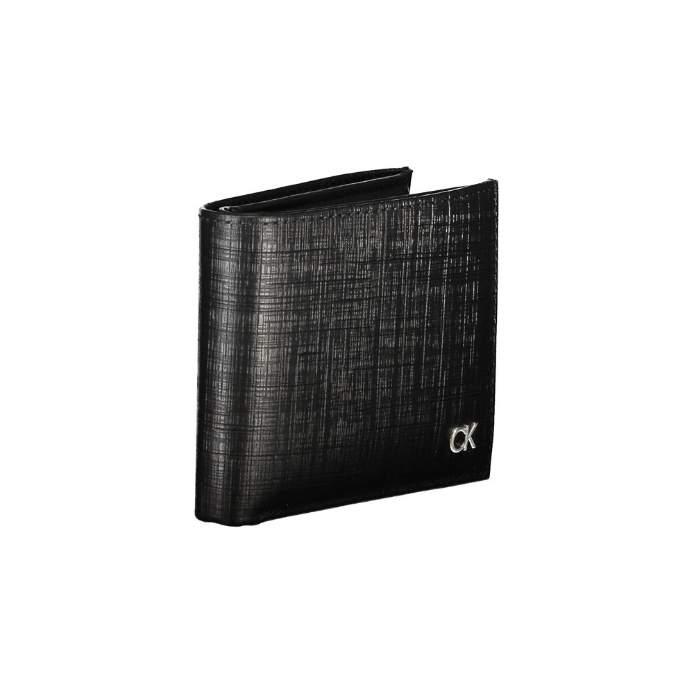 Calvin Klein – Elegante Lederbrieftasche mit zwei Fächern