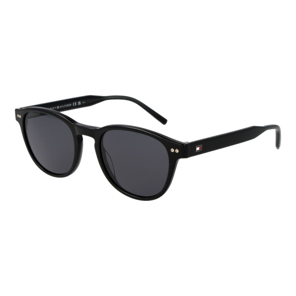 Tommy Hilfiger Schwarze Acetat-Sonnenbrille