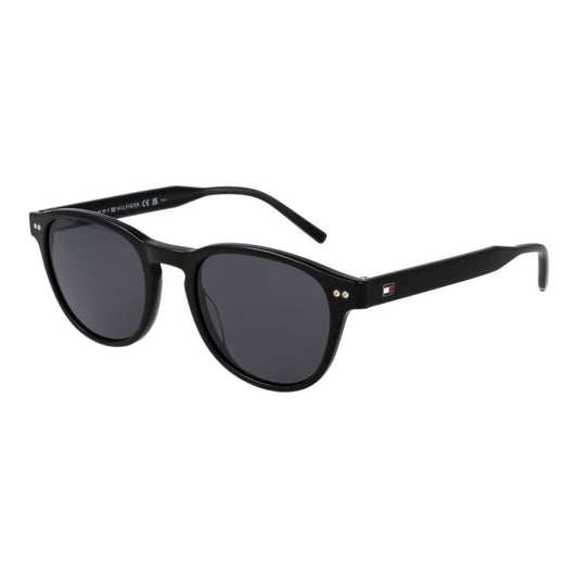 Tommy Hilfiger Schwarze Acetat-Sonnenbrille
