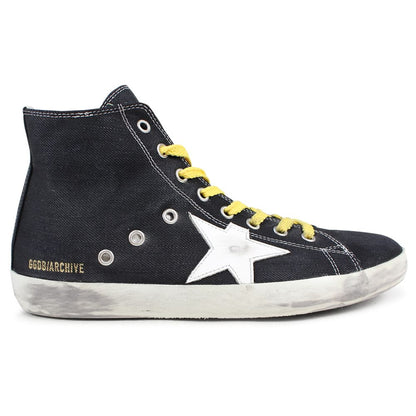 Golden Goose Black Canvas Sneaker