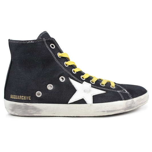 Golden Goose – Schwarzer Canvas-Sneaker