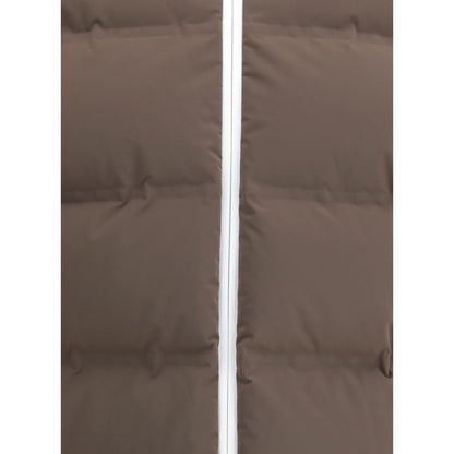 Brunello Cucinelli Mantel aus Polyamid in Braun