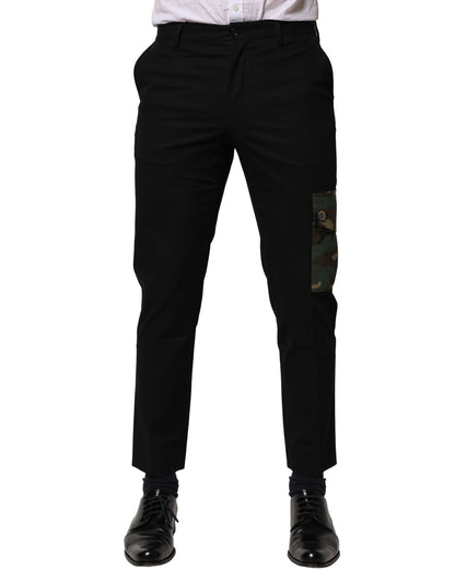 Dolce &amp; Gabbana Schwarze Cargohose aus Baumwolle für Herren