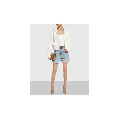 Balmain Blue Cotton Short