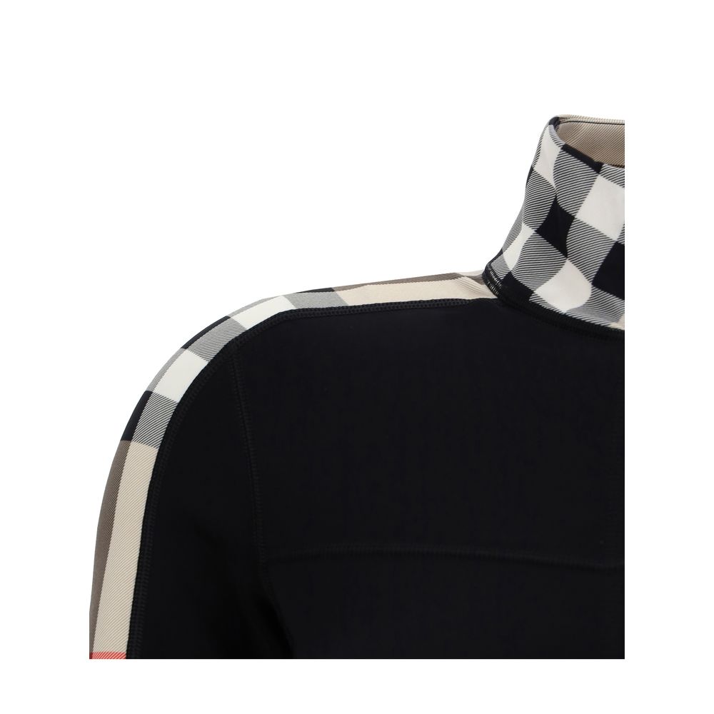 Schwarzes Sweatshirt aus Elastan von Burberry