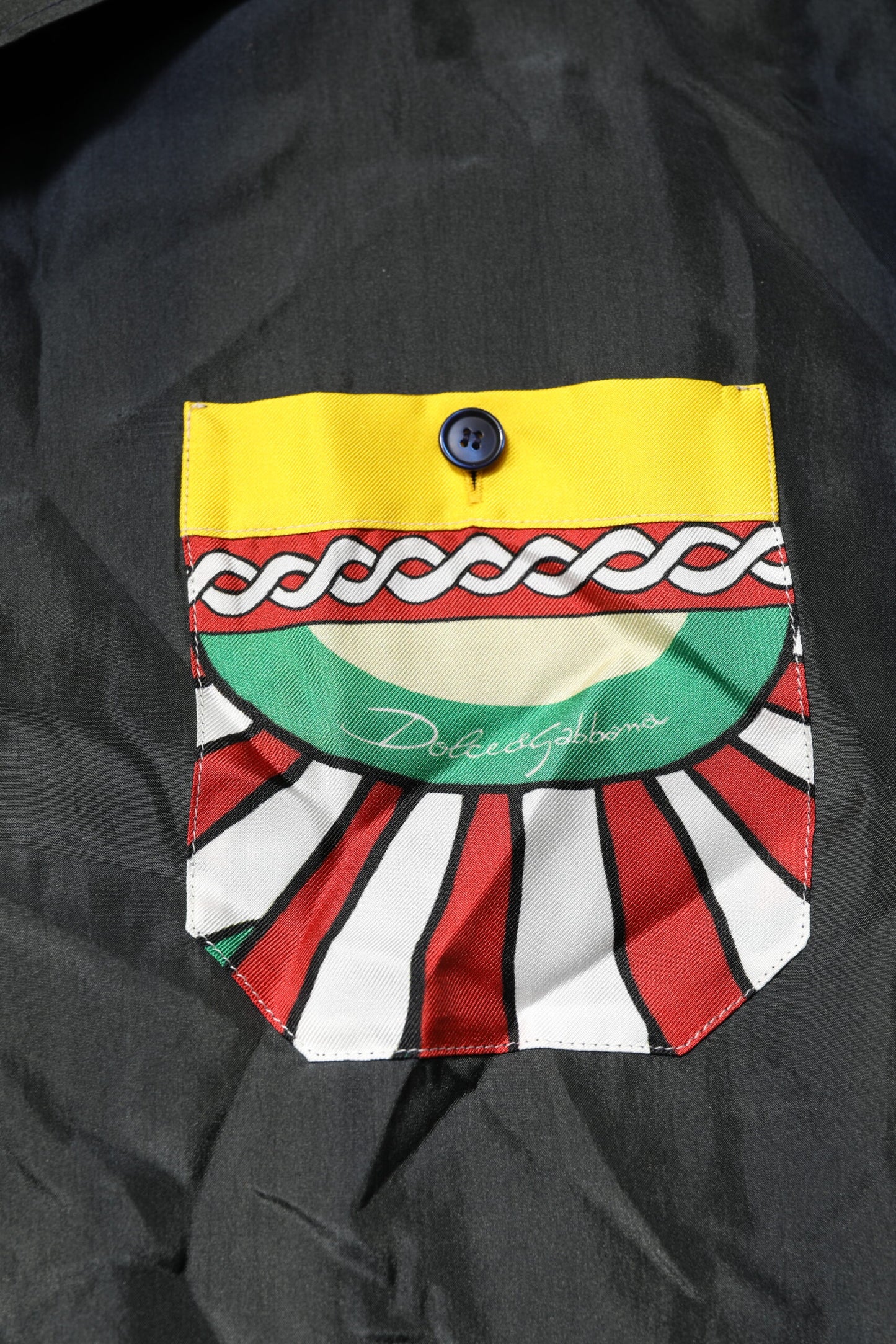 Dolce &amp; Gabbana Schwarzes Seidenhemd mit kurzen Ärmeln für Herren