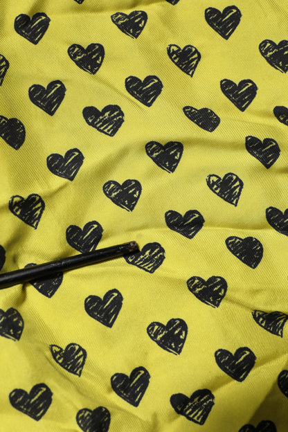 Dolce &amp; Gabbana Gelbes Herz Kurzarm Herren Freizeithemd