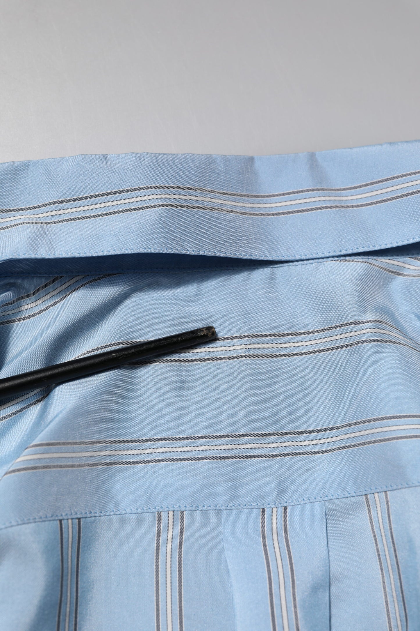 Dolce &amp; Gabbana Hellblaues MARTINI-gestreiftes formelles Hemd