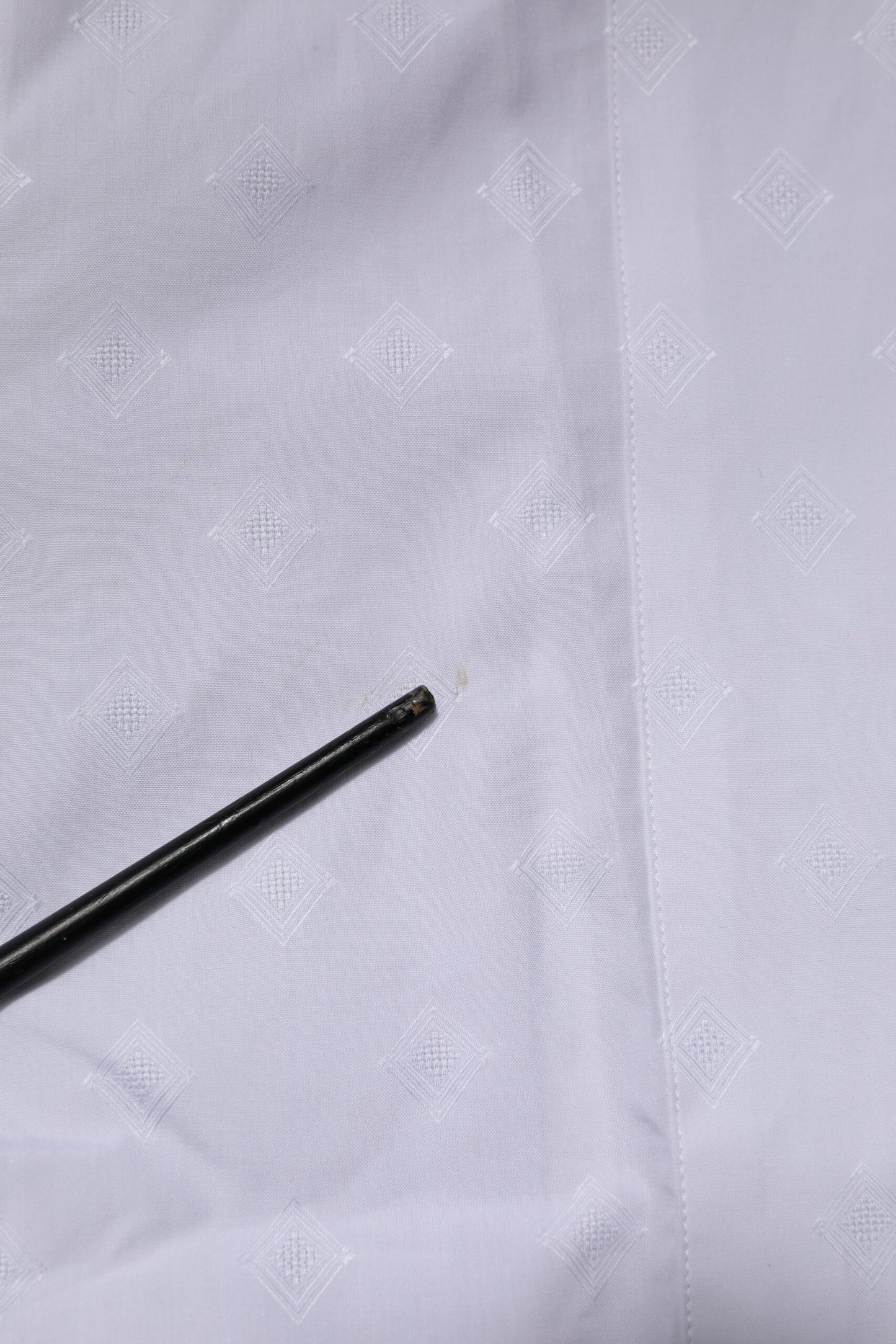 Dolce &amp; Gabbana Weißes Latzhemd aus Baumwollpopeline in GOLD