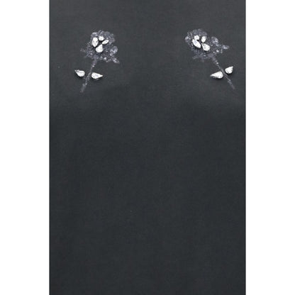 PINKO Black Cotton Sweatshirt