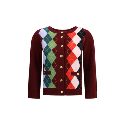 Ganni Cardigan aus Merinowolle in Multicolor