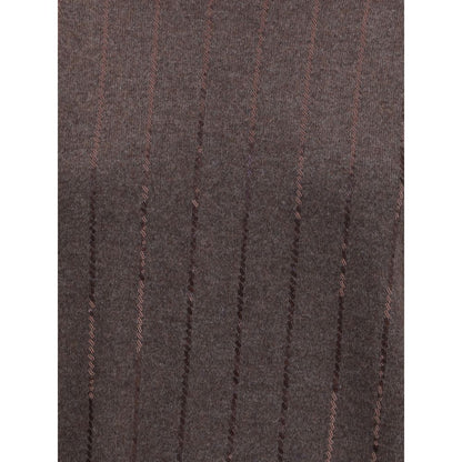 Brunello Cucinelli Brauner Kaschmir-Pullover aus Kaschmir