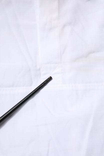 Dolce &amp; Gabbana Weißes formelles Herrenhemd aus Popeline-Baumwolle