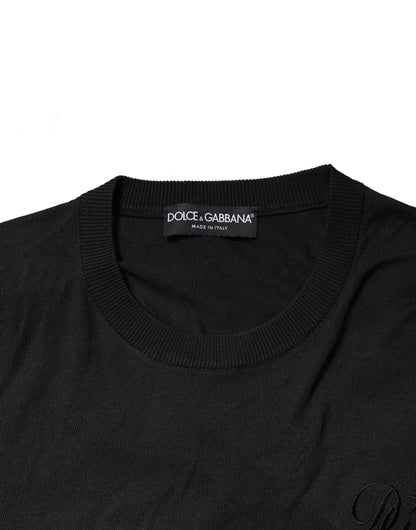 Dolce &amp; Gabbana Herren-Sweatshirt mit DG-Logo, Schwarz