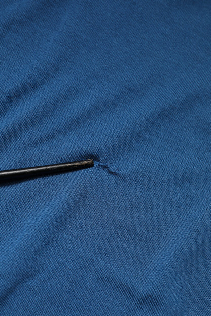 Dolce &amp; Gabbana Blauer Kaschmir-Sweatshirtpullover mit Rundhalsausschnitt