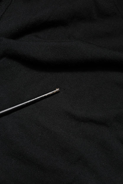 Dolce &amp; Gabbana – Schwarzer Pullover mit Rundhalsausschnitt und langen Ärmeln