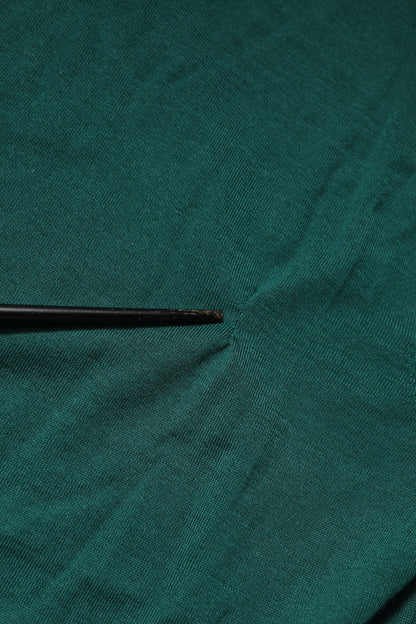 Dolce &amp; Gabbana Grüner Kaschmir-Sweatshirtpullover mit Rundhalsausschnitt