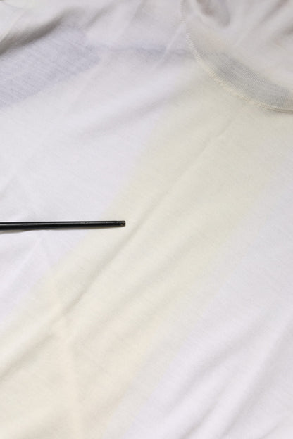 Dolce &amp; Gabbana Weißer Rollkragenpullover aus Wolle für Herren