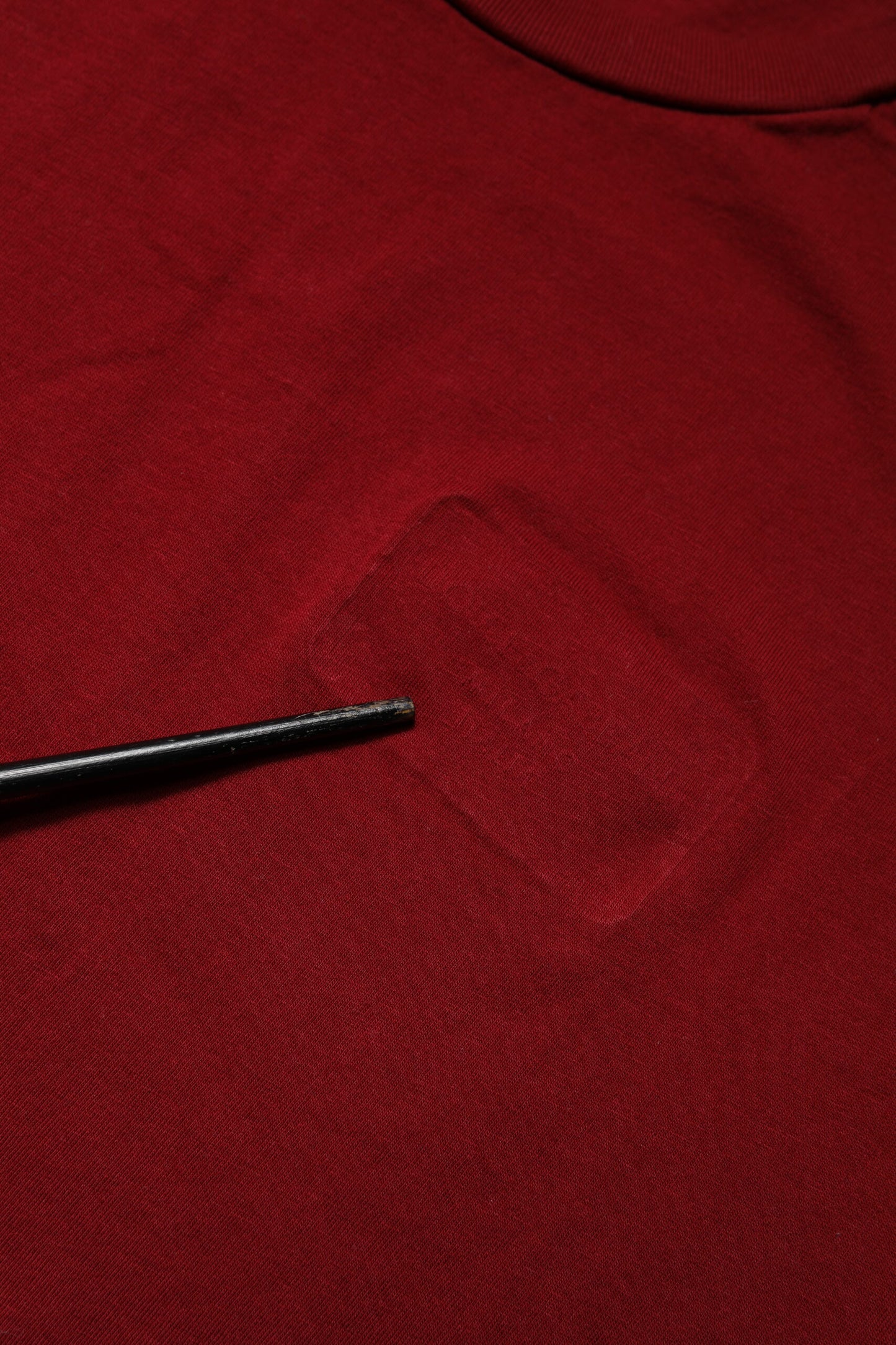 Dolce &amp; Gabbana Dunkelrotes Herren-T-Shirt mit Rundhalsausschnitt und kurzen Ärmeln