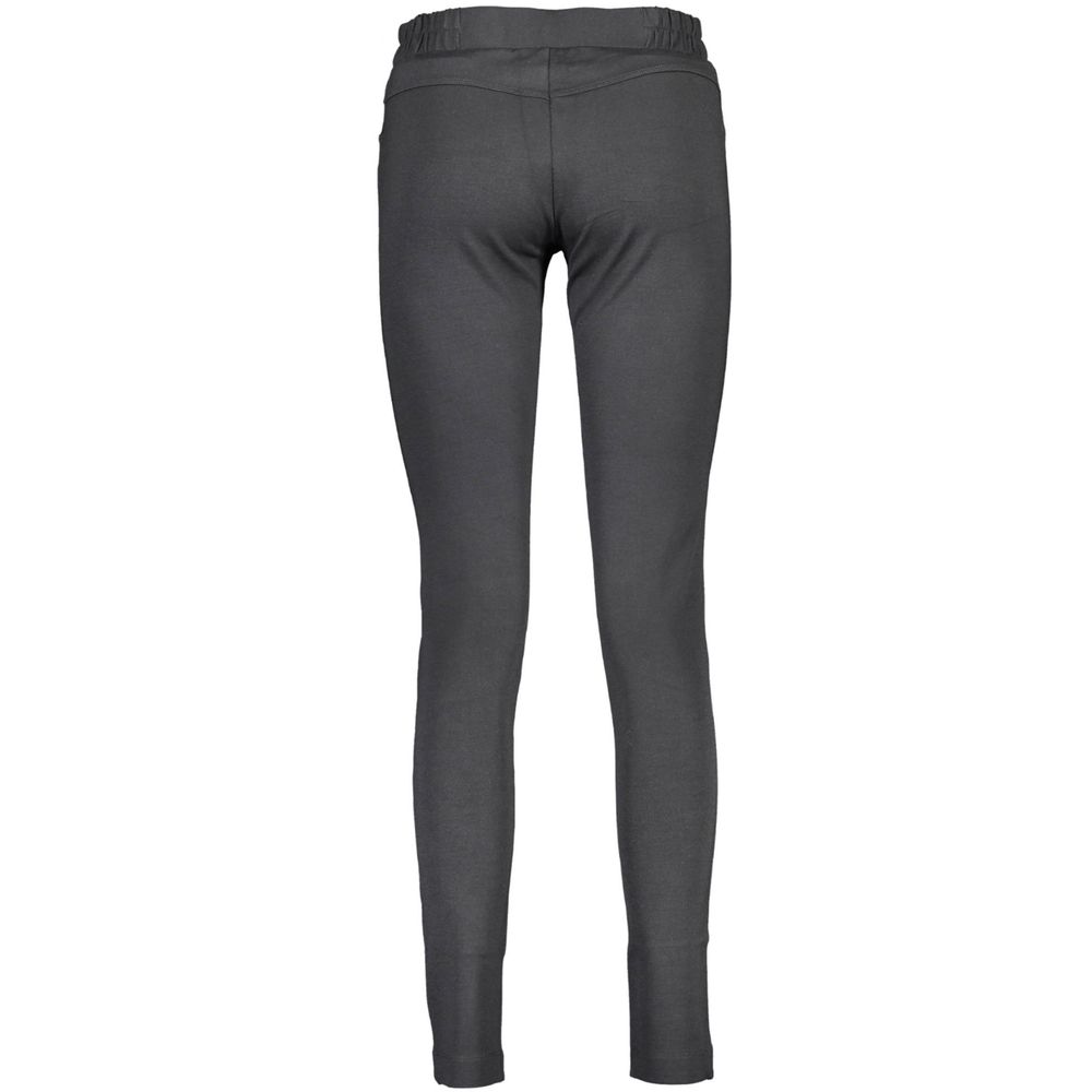 US POLO ASSN. Schwarze Viskose-Leggings für Damen