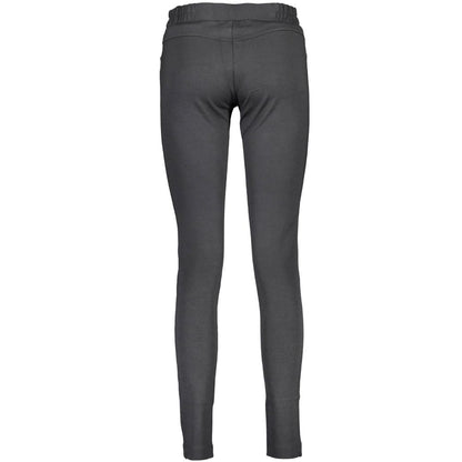 US POLO ASSN. Schwarze Viskose-Leggings für Damen