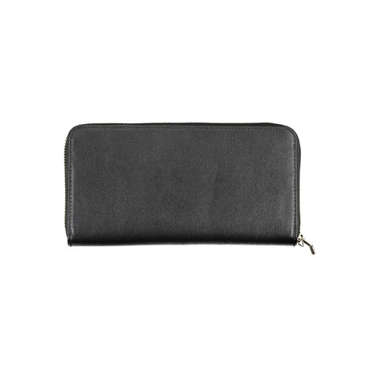 Calvin Klein – Schwarze Polyethylen-Geldbörse für Damen