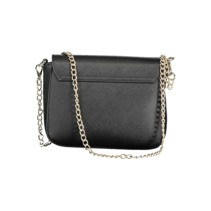 Mario Valentino Schwarze Polyethylen-Handtasche