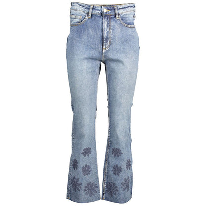Desigual Blaue Baumwolljeans für Damen