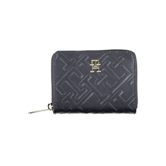 Tommy Hilfiger – Blaue Polyethylen-Geldbörse für Damen