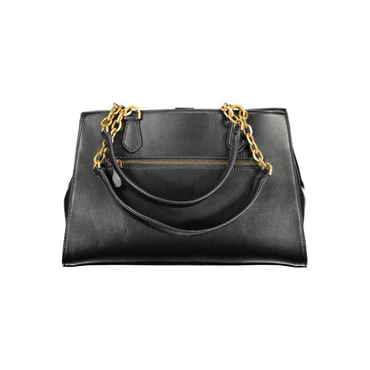 Guess Jeans Schwarze Polyethylen-Damenhandtasche