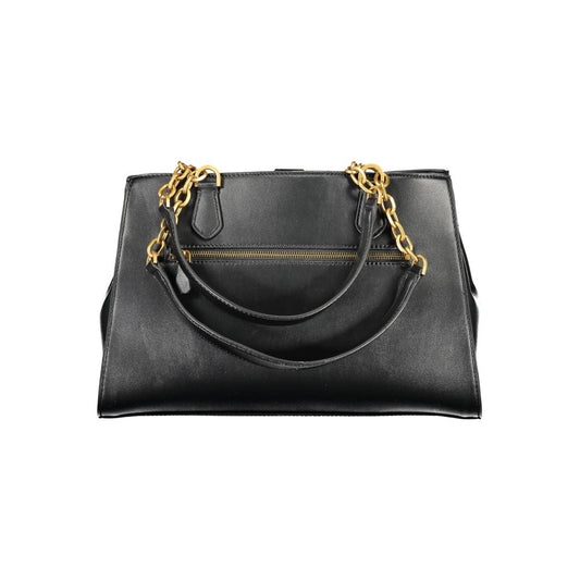 Guess Jeans Schwarze Polyethylen-Damenhandtasche