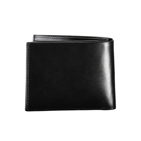 Calvin Klein Herren-Geldbörse aus schwarzem Leder