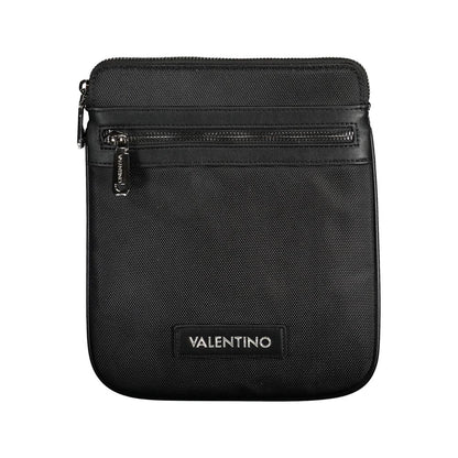 Mario Valentino – Schwarze Polyester-Umhängetasche
