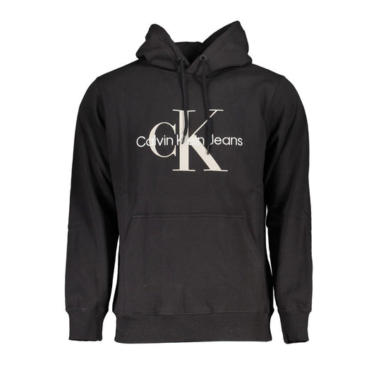 Calvin Klein Herrenpullover aus Bio-Baumwolle, Schwarz