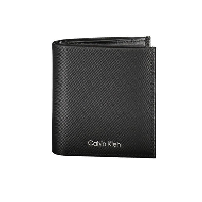 Calvin Klein – Elegante, zweifach faltbare Brieftasche aus Leder mit RFID-Block
