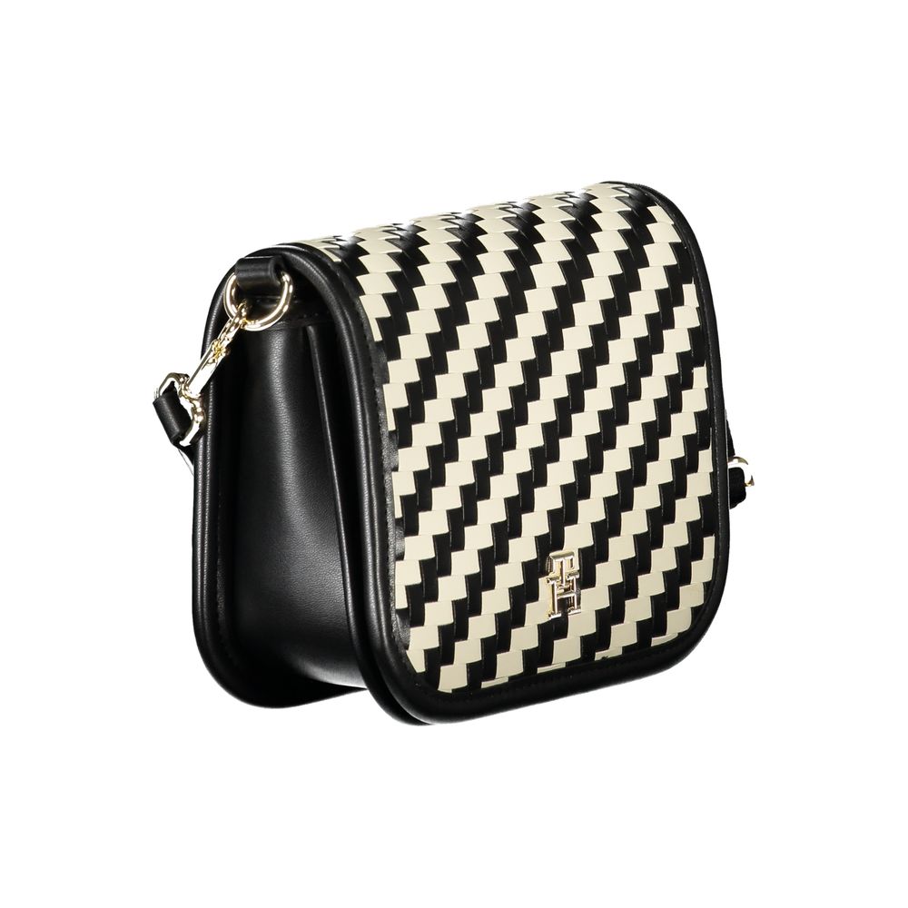 Tommy Hilfiger – Schwarze Polyester-Handtasche