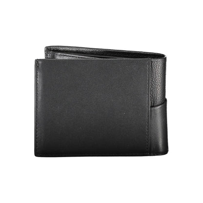 Calvin Klein – Elegante, zweifach faltbare Herrenbrieftasche aus Leder