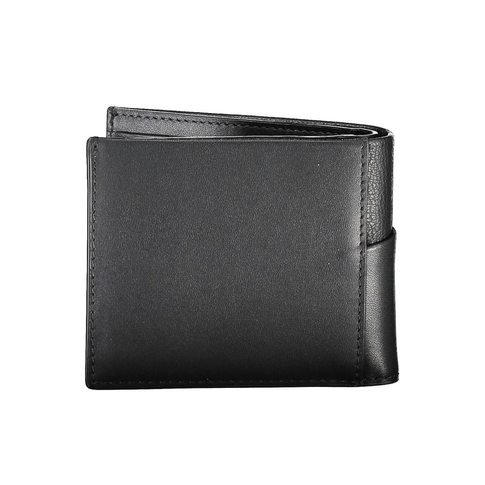 Calvin Klein – Elegante, zweifach gefaltete Brieftasche aus Leder mit RFID-Blockierung