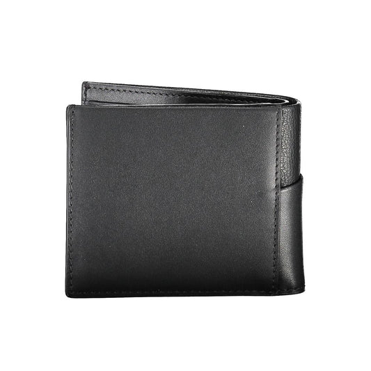 Calvin Klein – Elegante, zweifach gefaltete Brieftasche aus Leder mit RFID-Blockierung