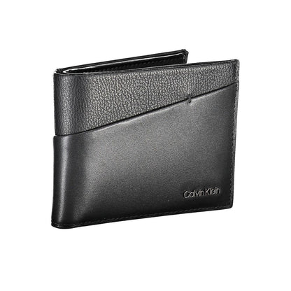 Calvin Klein – Elegante, zweifach gefaltete Brieftasche aus Leder mit RFID-Blockierung