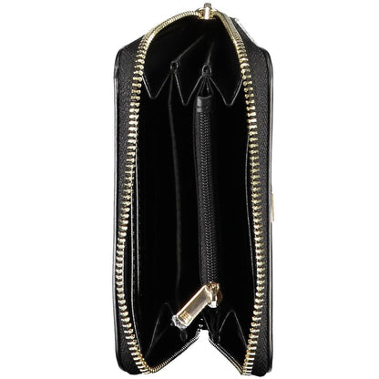 Tommy Hilfiger – Schwarze Polyethylen-Geldbörse für Damen