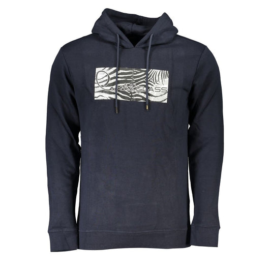 Cavalli Class Blauer Baumwollpullover für Herren