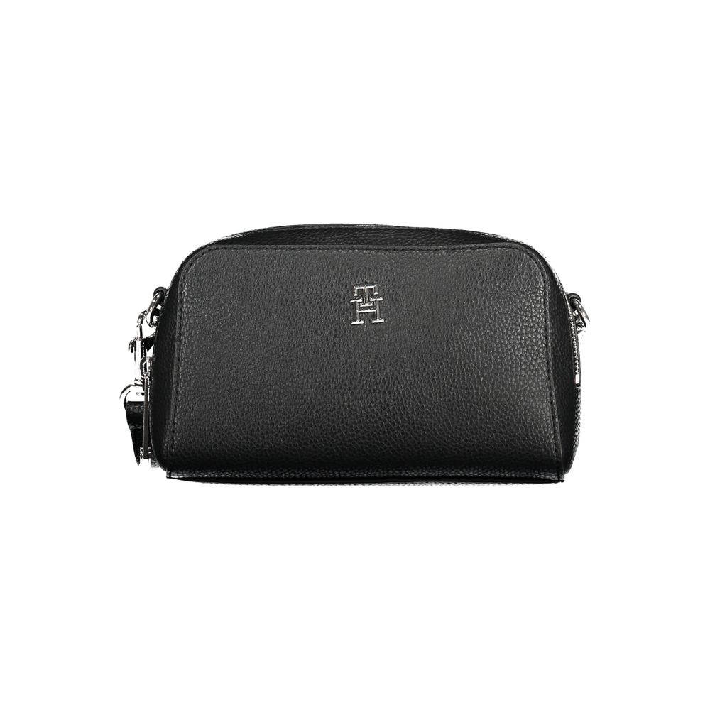 Tommy Hilfiger – Schwarze Polyethylen-Handtasche