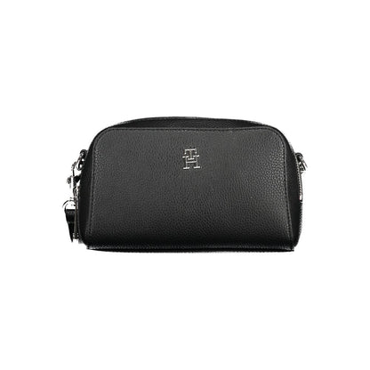 Tommy Hilfiger – Schwarze Polyethylen-Handtasche
