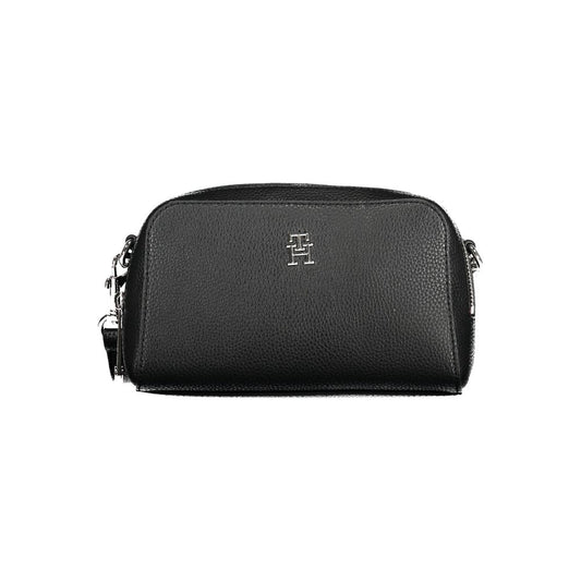 Tommy Hilfiger – Schwarze Polyethylen-Handtasche
