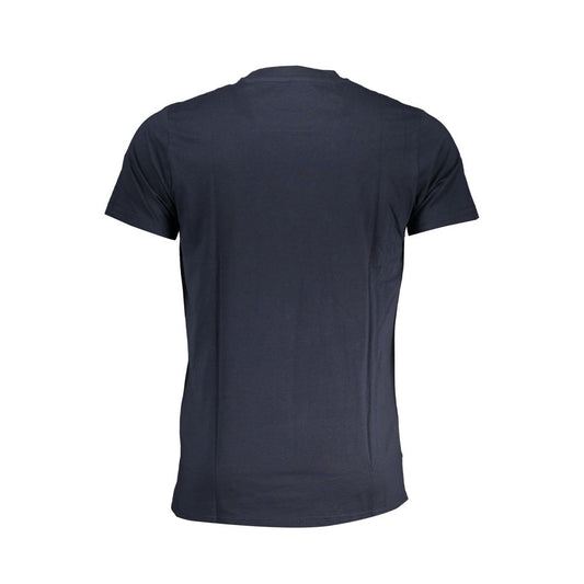 Blaues Baumwoll-T-Shirt der Cavalli Class